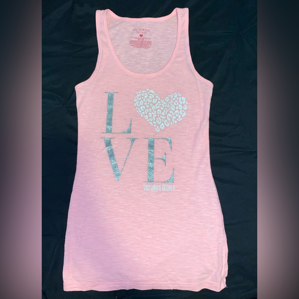 VS Light Pink Pajama Top